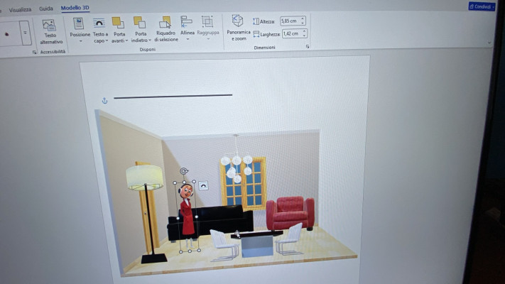 Realizza di un ambiente 3D